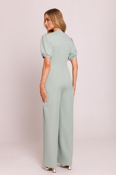 Made of Emotion Jumpsuit with deep neckline and wide legs