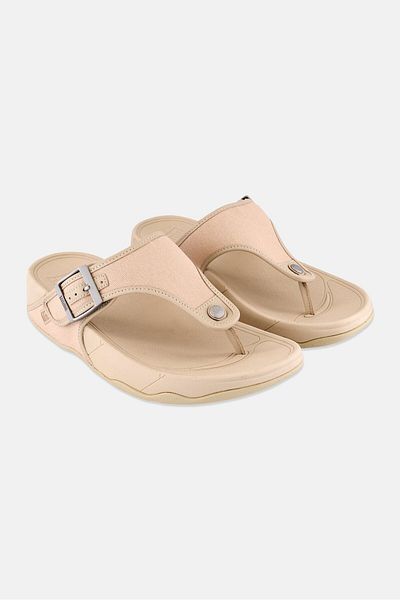 Fitflop Men Canvas Toe Post Sandals, Beige