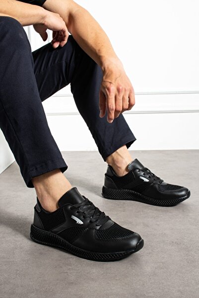 AlbiShoes Pantofi sport pentru bărbați, unisex, cu talpă groasă, plasă de vară, ușoare, confortabile, flexibile, pantofi sport (36-44)