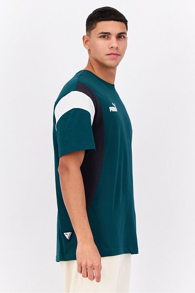 Puma Men Sportswear Fit Short Sleeve Outdoor T Shier, Green