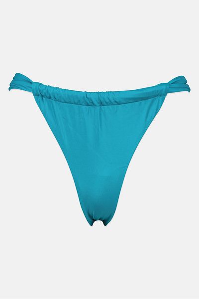 Guess Women Solid Bikini Bottom, Teal