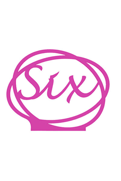 OEM Ornament masa nunta, "SIX", sala de evenimente, 163 X 202 mm mov deschis