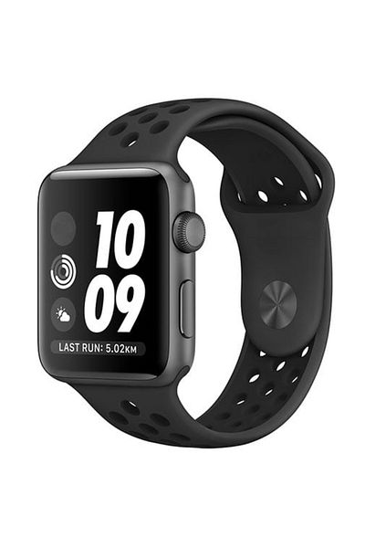 REDz Accessories Perforated Sport Band For Apple Watch, Silicone, Black - 38/40/41 Mm, Large