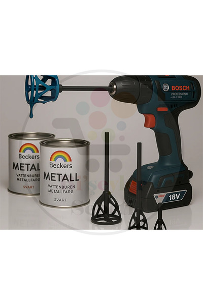 Bi'şeyler Sepeti Boya Karıştırıcı Uç Seti Matkap için