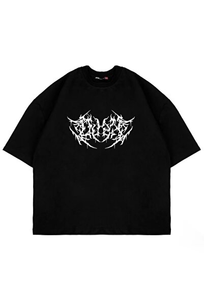 Tarzsokak Dusk Printed Oversize Unisex Negru