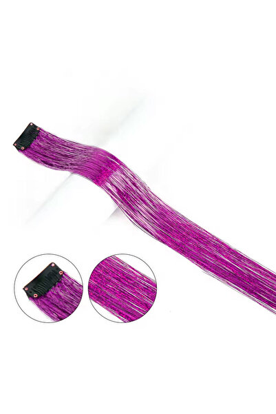 Mina Peruk Klipsli Hair Tinsel Saç Simi - HTK09