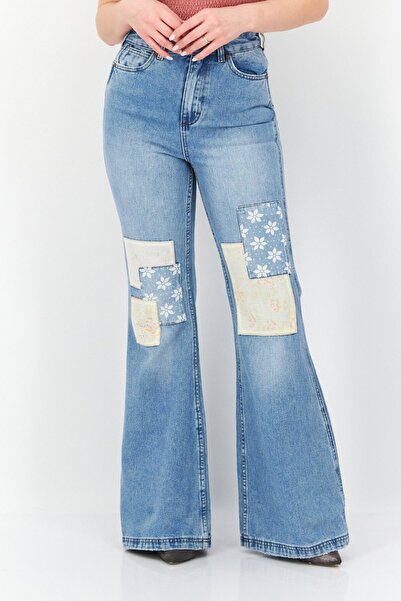 Billabong x Wrangler بنطلون جينز نسائي غير قابل للتمدد بقصّة عادية وخصر مرتفع...