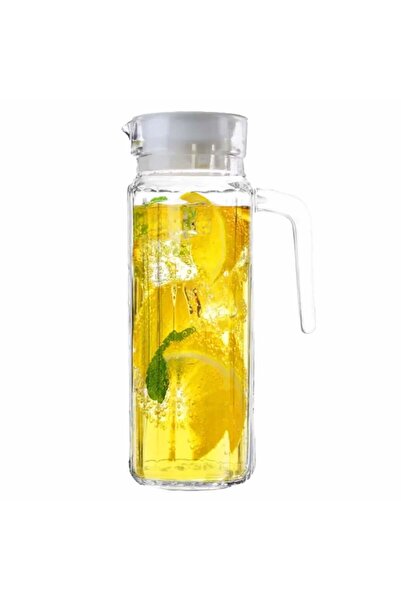 PUFO Elegant Simply glass carafe for water, lemonade or juice, 1L, transparent
