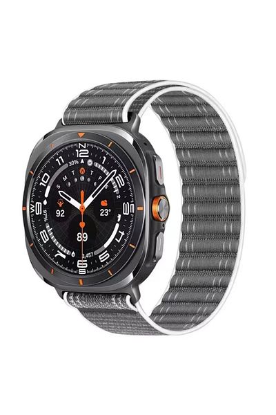 REDz Accessories Wave Strap With Hedgehog For Apple Watch, Sport Size, Gray - 44/45/46/49 Mm