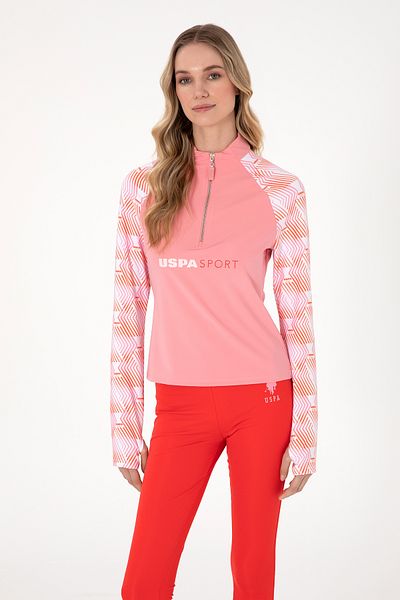 U.S. Polo Assn. Women's Pink Sweatshirt 50300732-Vr041