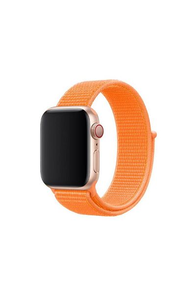 REDz Accessories Sport Strap, Compatible with Apple Watch, Textile, Orange - 44/45/46/49 mm