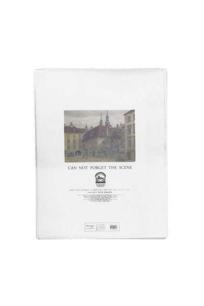 Generic Plastic file for storing papers, 6 pockets, A4 size