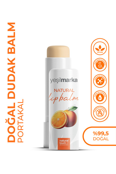 yeşilmarka Portakallı Doğal Dudak Balmı - Onarıcı Ve Organik Içerik - Parlak ...