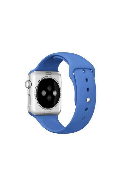 REDz Accessories Curea sport pentru Apple Watch, silicon, albastru ocean - 38/40/41 mm, medie