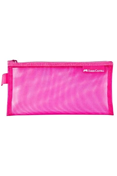 Faber Castell Pembe Mesh File Kalem Kutusu,Şık ve Dayanıklı Tasarım