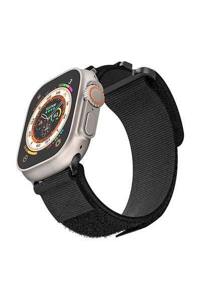 REDz Accessories Curea robustă, Hedgehog, Apple Watch, reglabilă, sport, neagră - 38/40/41 mm
