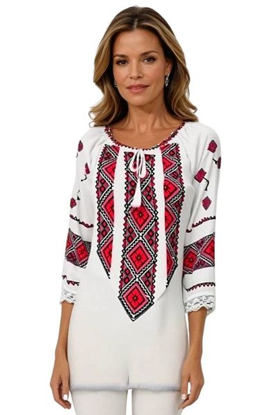 rody's forever Women's blouse type ie 024, white/black