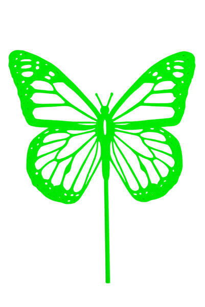 OEM Decoratiune tort, "BUTTERFLY", topper armonia fluturilor, 17, 5 x 15 cm v...