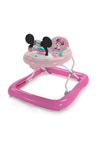 Bright Starts ديزني ميني ماوس تايني تريك - مشاية أطفال 2 في 1 مع موسيقى وأضوا...