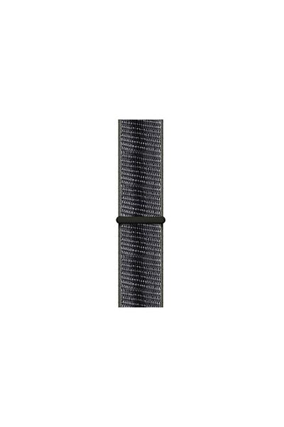 REDz Accessories Curea sport, compatibilă cu Apple Watch, textilă, dungi, negru-gri - 38/40/41 mm