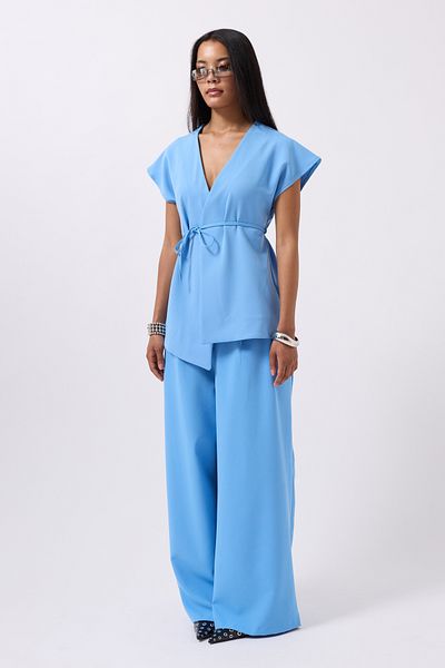 Black Fashion Vest - Blue - Fitted