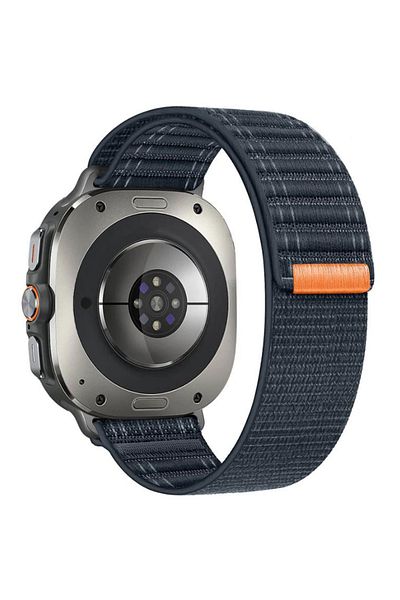 REDz Accessories Curea Wave cu model Hedgehog pentru Apple Watch, mărime Sport, bleumarin - 44/45/46/49 mm