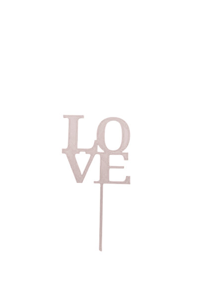 OEM Decoratiune topper, "Love", luna iubirii, aniversare, indragostiti, 15,5 ...
