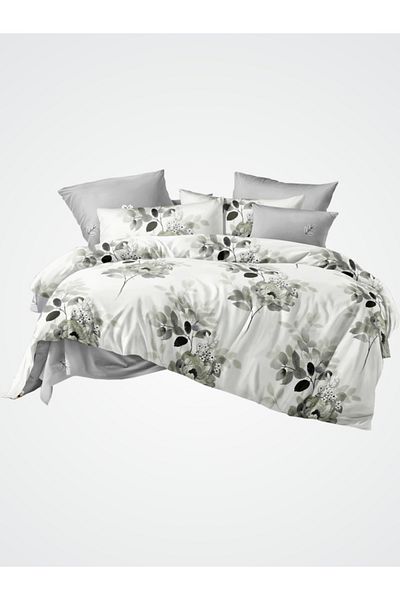 Donetella Printed Duvet Cover Set 6-Pcs – King Size 220x240 cm, Microfiber Fabric, No Filler Inside