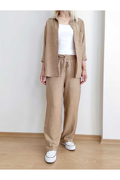 EKAY Σετ λινό κάτω μέρος (ΜΗΚΟΣ ΠΑΝΤΕΛΟΝΙ 100cm)