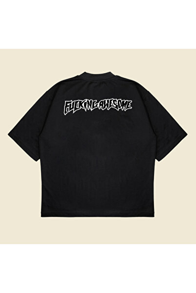 Tarzsokak Кърваво брилянтен печатен овърсайз унисекс памучен дишащ дебел плат