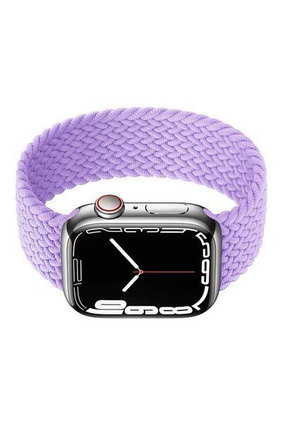 REDz Accessories Solo Loop Strap, Compatible with Apple Watch, Elastic, Lavender Purple - 44/45/46/49 mm, Very Small