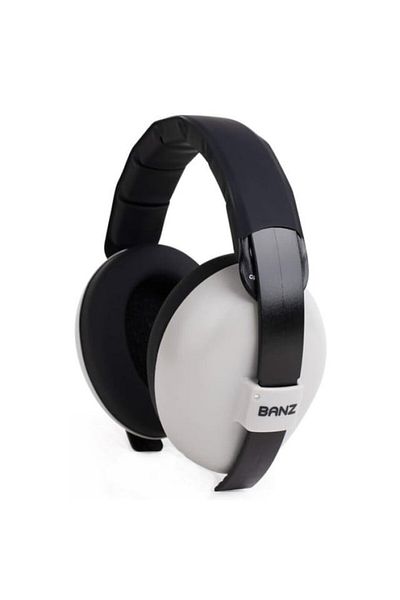 Banz Earmuffs for Babies and Children, Bubzee, 3-36 Months, Grey