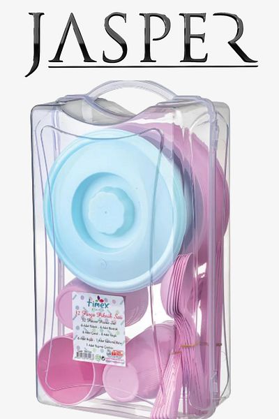 HECTOR EMPORİUM Ti̇mex Ti̇m126 Plastic Picnic Set, 32 Pieces