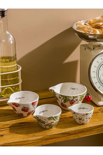 LC Waikiki LCW HOME 4 Piece Ceramic Measuring Cup Set