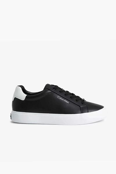 Calvin Klein Calvin Klein Women Black / White Low Top Vulc Lace Up Sneakers