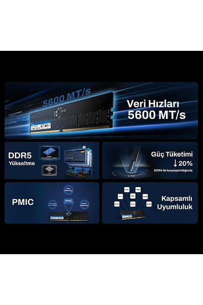 BiWini Biwin Bd5Ud16G56C46 16Gb Ddr5 5600Mhz 1Rx8 Desktop Ram