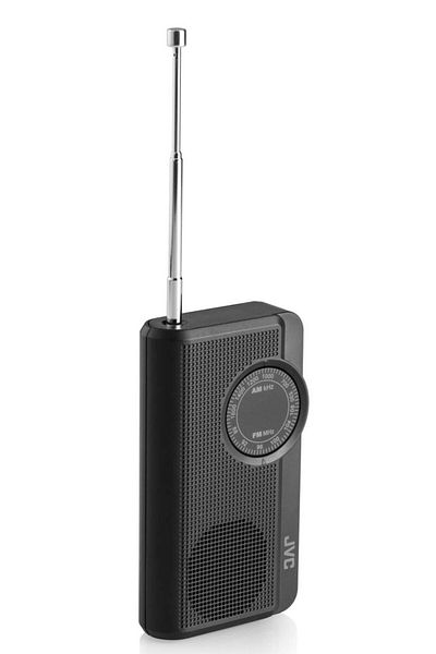 JVC Portable Radio Ra-e311b, Analog, 3.5 Mm Headphone Jack, Black