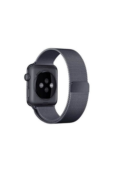 REDz Accessories Curea pentru Apple Watch, Milanese Loop, oțel inoxidabil, gri spațial - 44/45/46/49 mm