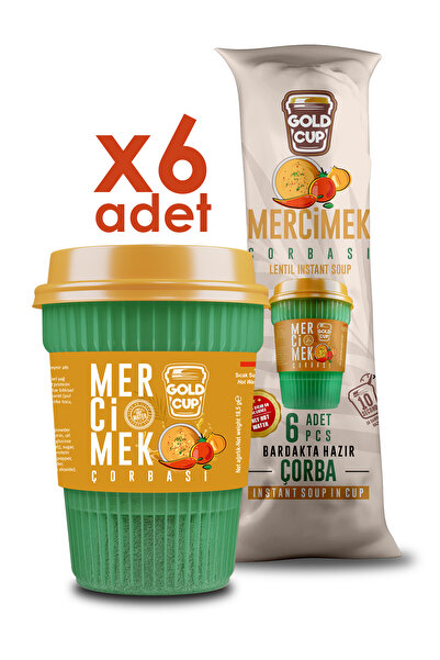 Gold Cup Drink Mercimek Çorbası 6'lı