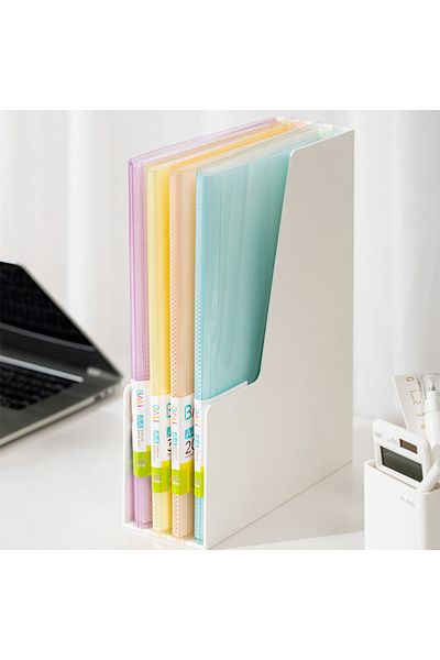 Deli Presentation Folder 10 Sheets Rigid Cover Assorted Colors Deli
