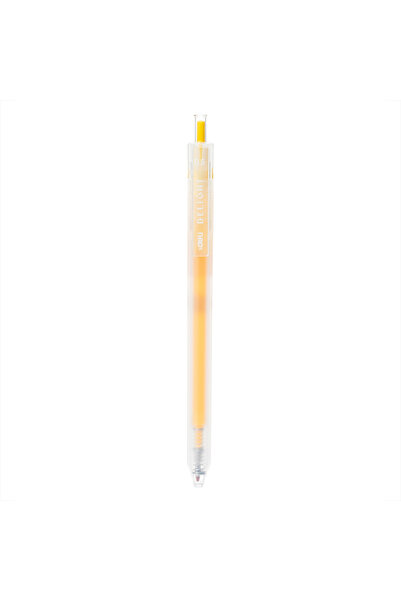 Deli Pix cu gel cu mecanism 0.5mm galben Delight Deli