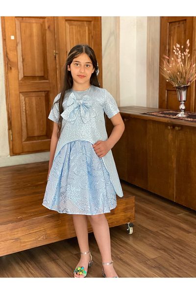 HÇ Hülya Çelik KİDSWEAR 2018 Crinoline Long Jacket Girl's Evening Dress Suit