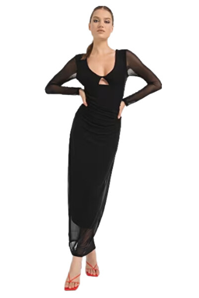 ONLY Rochie lungă neagră pentru femei 15331585