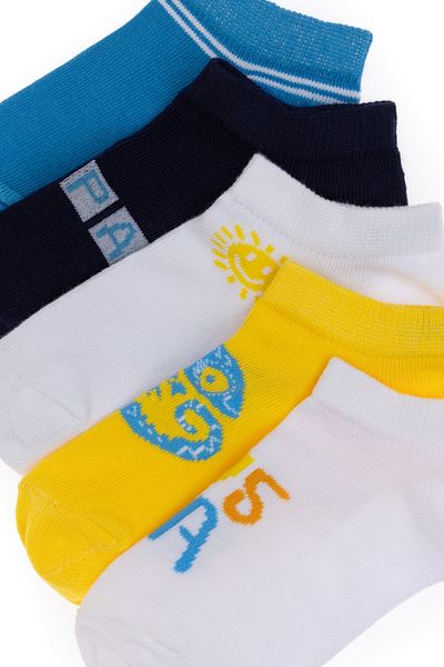 U.S. Polo Assn. Boy's 5-Piece Booties Socks 50311349-Vr013