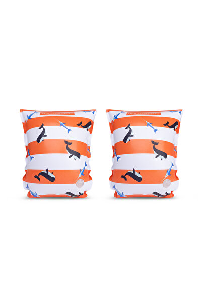 Swim Essentials Red White Whale Şişme Yüzme Kolluğu 2-6 Yaş