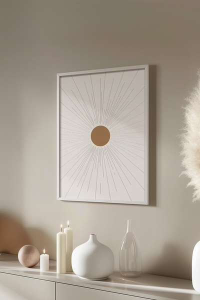 Basquiart Poster cu ramă albă din seria Bohemian, Nr. tablou: 41