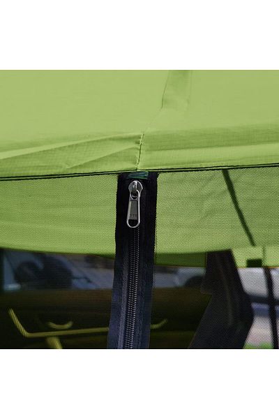 Yelajoy Car Camping Tent,3-4 Person,with a Storage Bag,360 °Ventilation & Net Design,for Camping,Green