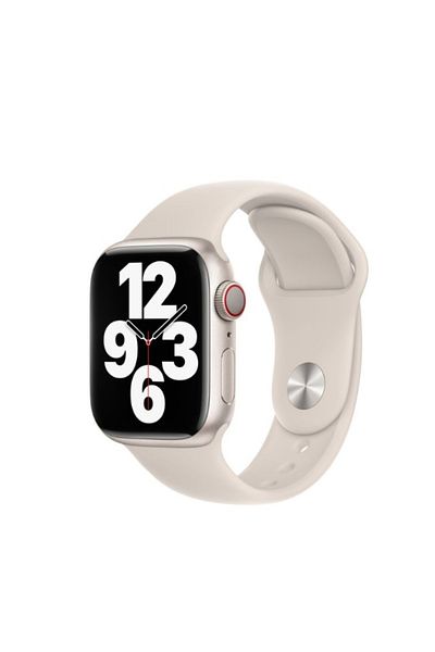 REDz Accessories Curea sport pentru Apple Watch, silicon, Starlight - 44/45/46/49 mm, mare