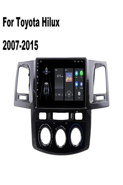 MNT Toyota Fortuner 2007-2015 screen (RAM 2 - ROM 32) supports CarPlay & Android Auto / 1080p resolution