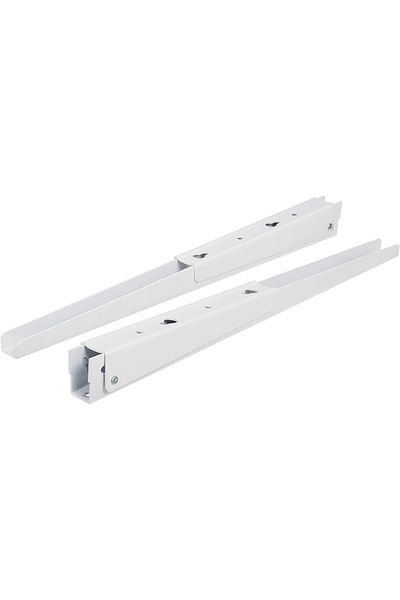 flores Suport pentru raft, reglabil, alb, 40 cm, 2 buc / set